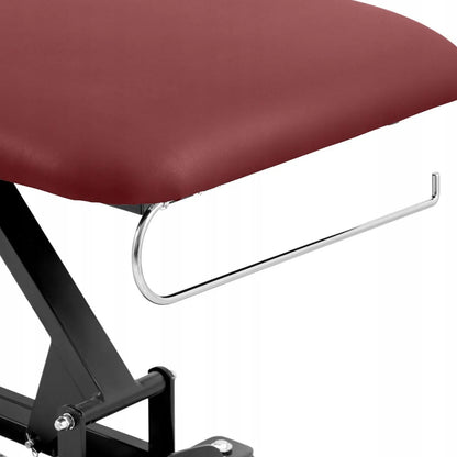 Physa NANTES elektrinis masažo ir kosmetologinis stalas, 3 varikliai, iki 250 kg, vyno raudonumo