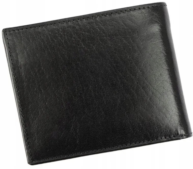 „Pierre Cardin“ vyriška natūralios odos piniginė su RFID apsauga, juoda, originali, dovanų dėžutėje