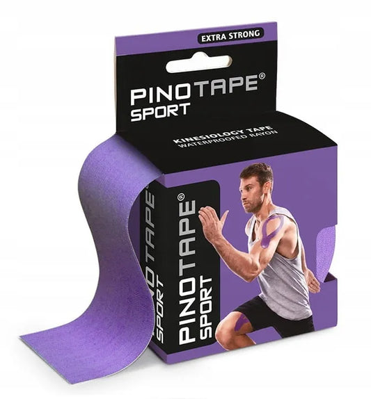 PINO PinoTape Sport kineziologinio teipavimo juosta, 5 cm × 5 m, rožinė