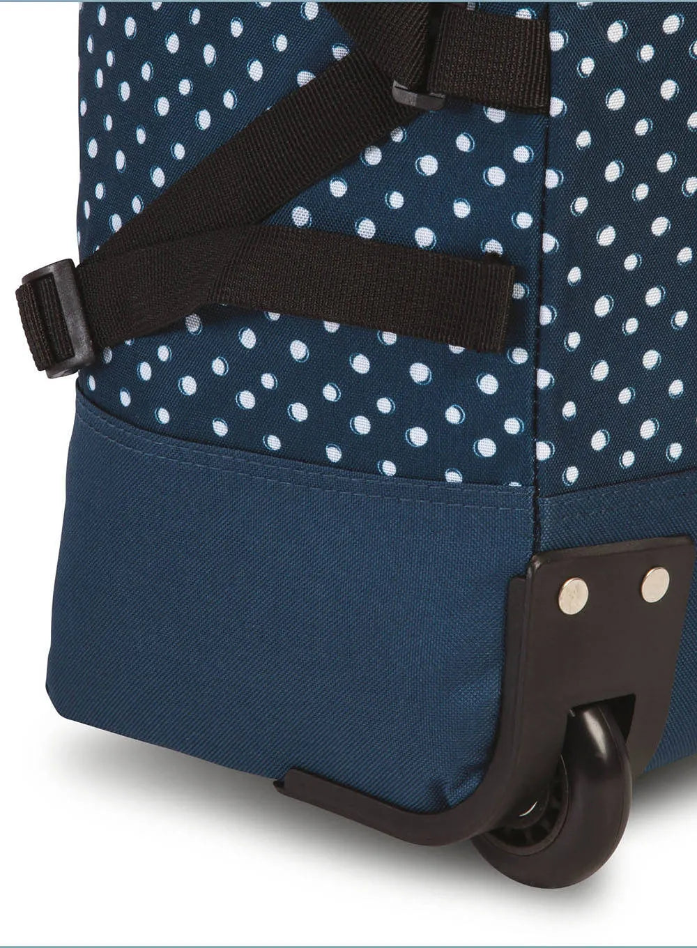 Pirkinių krepšys su ratukais „Punta Wheel Print“, 33 l, blue polka dot