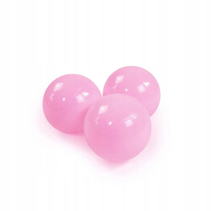 Plastikiniai kamuoliukai – įvairių spalvų, 20 vnt., 7 cm