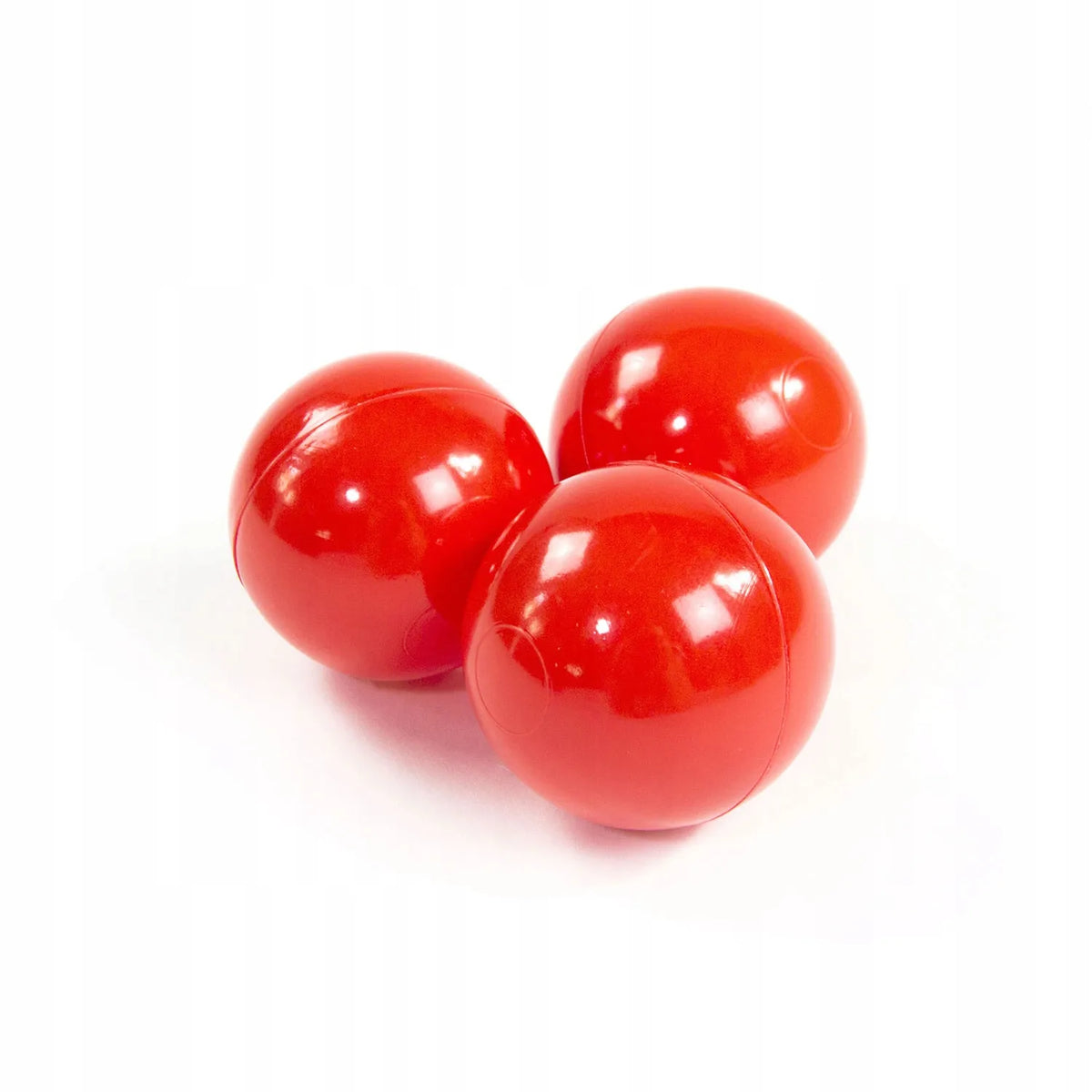 Plastikiniai kamuoliukai – įvairių spalvų, 20 vnt., 7 cm