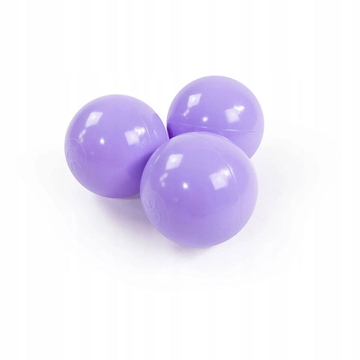 Plastikiniai kamuoliukai – įvairių spalvų, 20 vnt., 7 cm