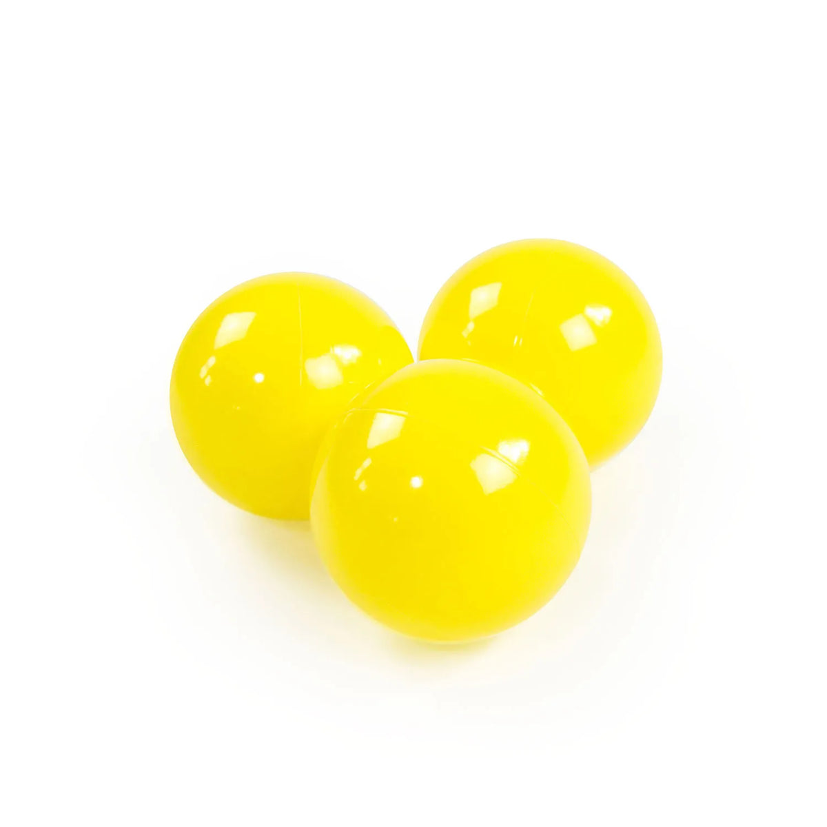 Plastikiniai kamuoliukai – įvairių spalvų, 20 vnt., 7 cm