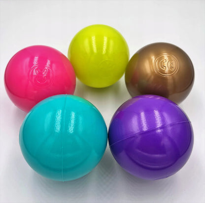 Plastikiniai kamuoliukai – pavasarinis rinkinys, 200 vnt., 7 cm