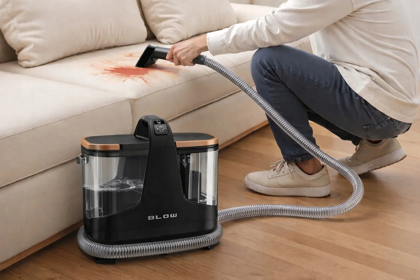 Plaukų ir kilimų plovimo siurblys BLOW WDC600 600 W, drėgnas ir sausas valymas