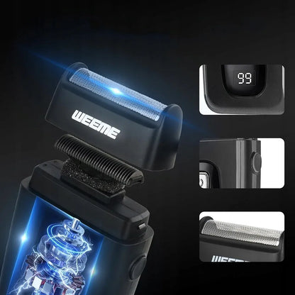Plaukų kirpimo mašinėlių ir trimerių rinkinys, USB įkraunamas, Barber stiliaus
