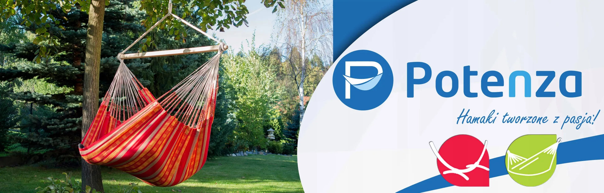 POTENZA hamakinė kėdė - pakabinamas fotelis Pereira L, 100% Kolumbija