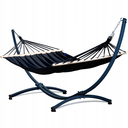 POTENZA hamako stovas GRANDE 220 kg + sodo hamakas ROMA XL 220x160 cm