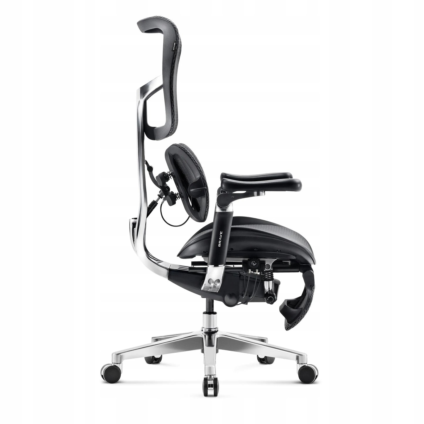 PREMIUM darbo kėdė su kojų atrama DIABLO V-KINETIC juoda
