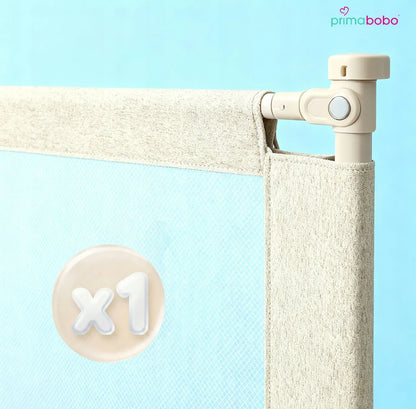 PRIMABOBO Apsauginis lovos turėklas CLASSIC 160 cm vaikams, aukštas, smėlio spalvos