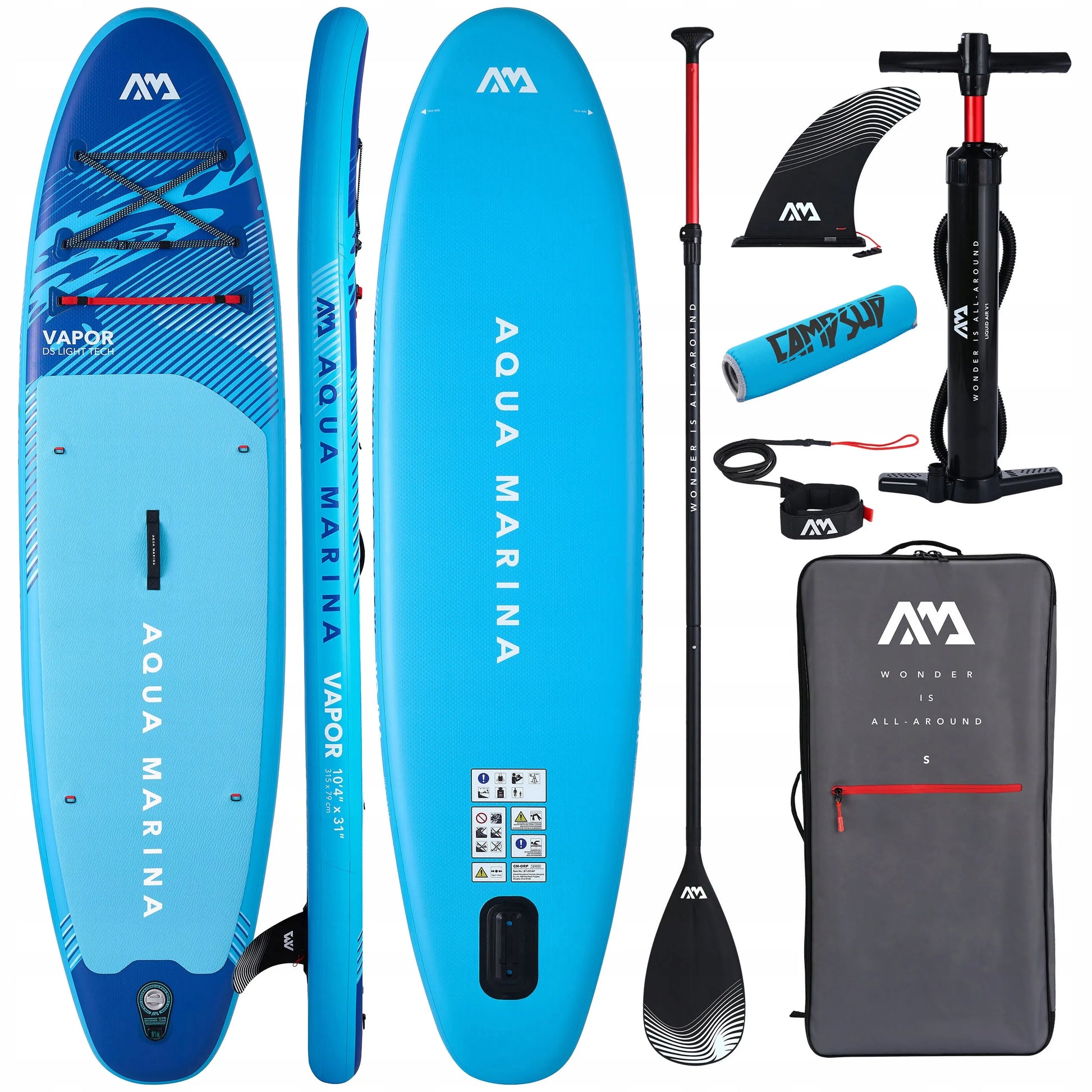 Pripučiama SUP lenta Aqua Marina Vapor 10'4" 2026 + plūduras irklui