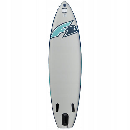 Pripučiama SUP lenta F2 Strato 11'5" Green + irklų plūduras