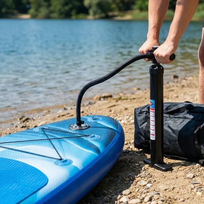 Pripučiama SUP lenta Halo-Fit 335cm mėlyna – rinkinys su irklu ir pompa