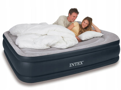 Pripučiamas čiužinys INTEX Dura-Beam Plus Deluxe Pillow 203 × 152 cm su pompa, 64136ND