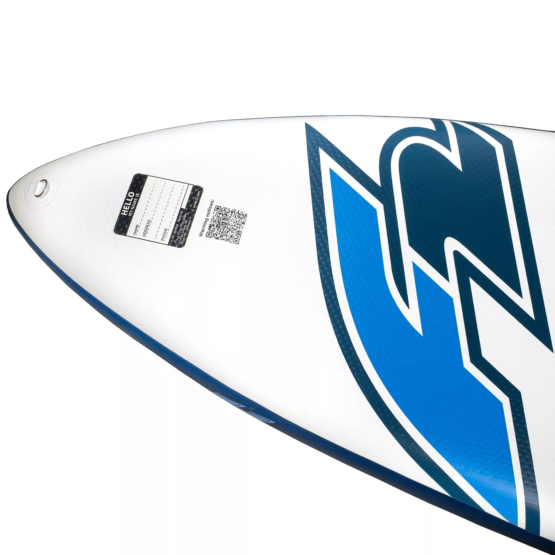 Pripučiamoji SUP lenta F2 Axxis 12'2" Light Blue Combo su yklu 2in1 ir sėdyne