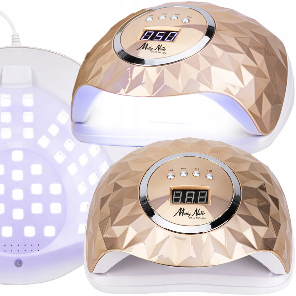 Profesionali „Molly Nails“ Y13 248 W UV/LED nagų lempa hibridiniams lakams ir geliams