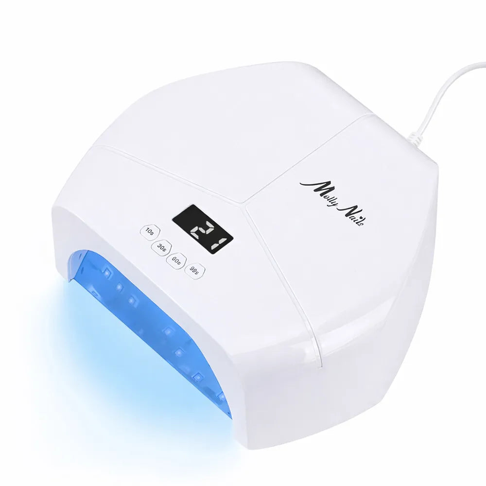 Profesionali nagų lempa MOLLYNAILS UV LED BQ-L8 298W galinga geliui