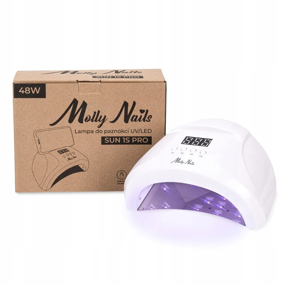 Profesionali UV/LED nagų lempa MOLLYNAILS SUN 1S PRO, 48 W