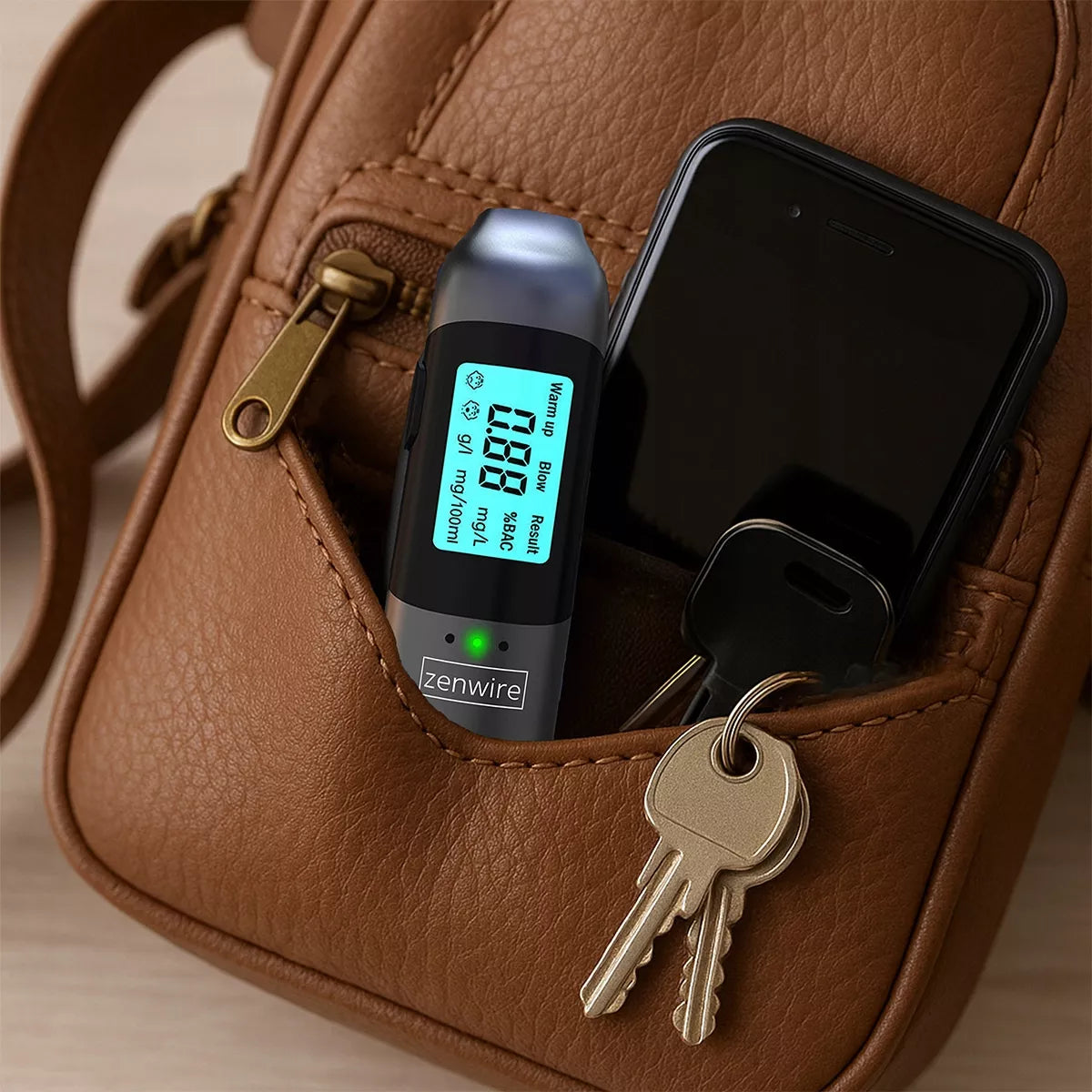 Profesionalus bekontaktis alkotesteris Zenwire MR702 USB-C