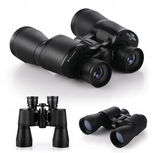 Profesionalūs K&F CONCEPT 7x50 mm žiūronai su BaK4 prizme, dėklu ir KF33.093 modeliu