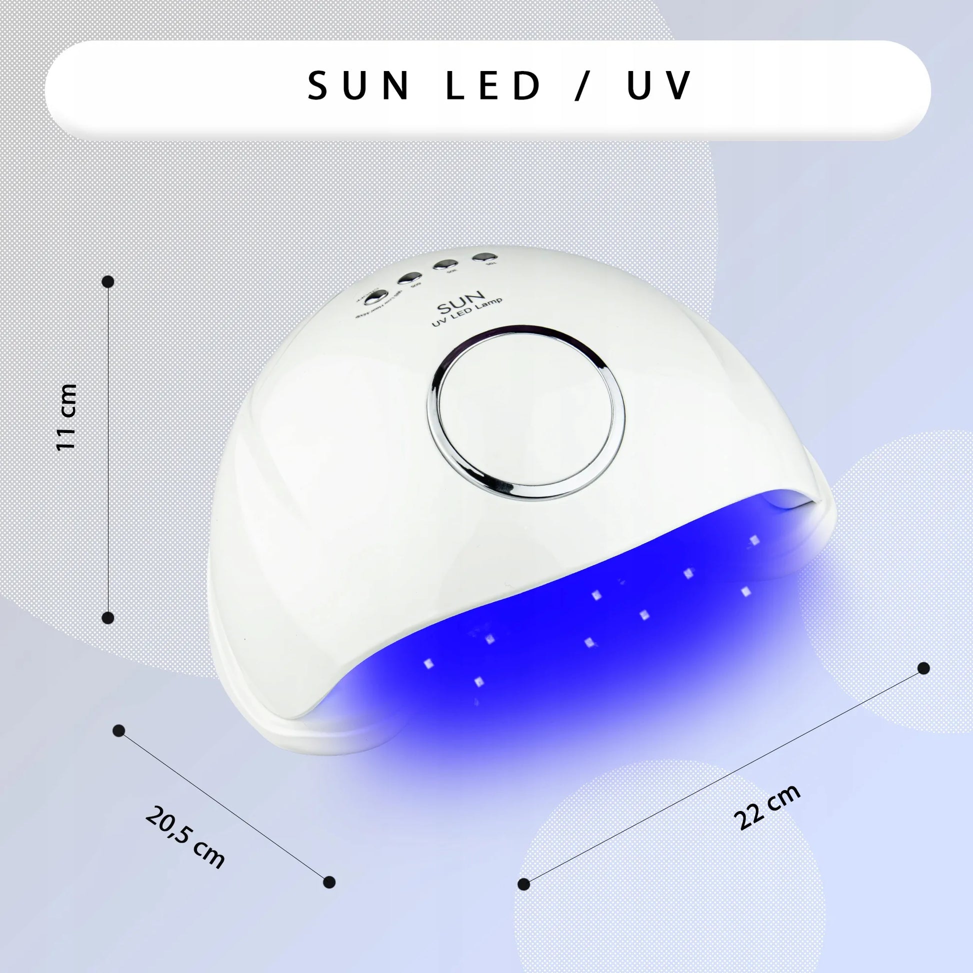 Profico XXL nagų priauginimo ir manikiūro rinkinys su UV/LED lempa ir freza