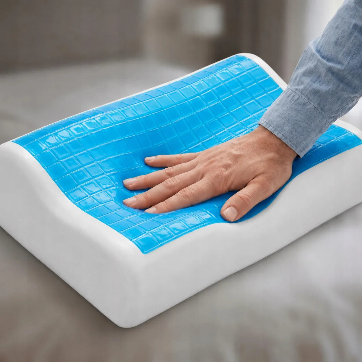 Profiluota ortopedinė pagalvė Oromed ORO-RELAX GEL 50x30, Memory putos, medicininis gaminys