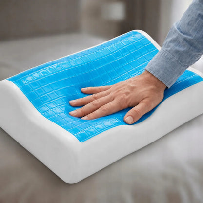 Profiluota ortopedinė pagalvė Oromed ORO-RELAX GEL 50x30, Memory putos, medicininis gaminys