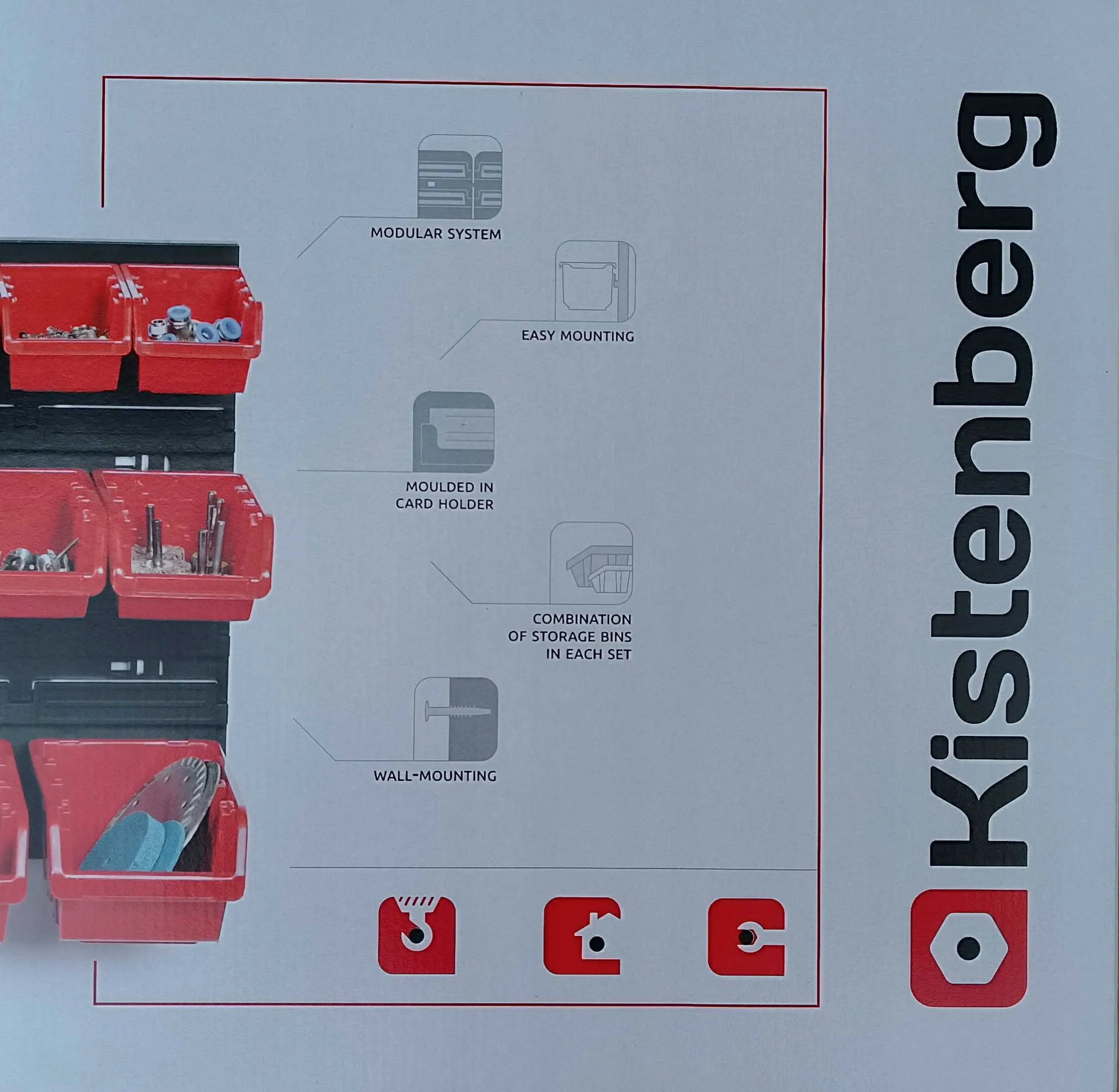 PROSPERPLAST Kistenberg dirbtuvių įrankių sienelė KOR3