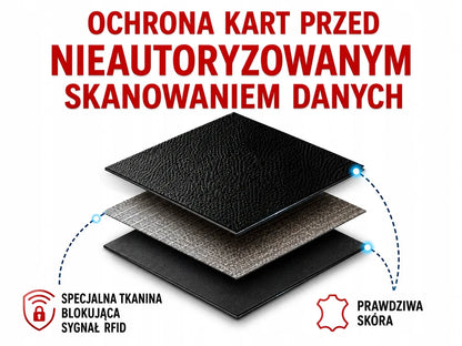 PUCCINI vyriška odinė piniginė MU1907-1, RFID apsauga, juoda, natūrali oda, dovana