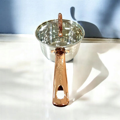 Puodų rinkinys Hoffner Elegance nerūdijantis plienas 10 dalių 4365