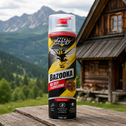 PURŠKALAS NUO VAPSŲ IR ŠIRŠUONIŲ BAZOOKA NO PEST® 750 ML (2 VNT.)