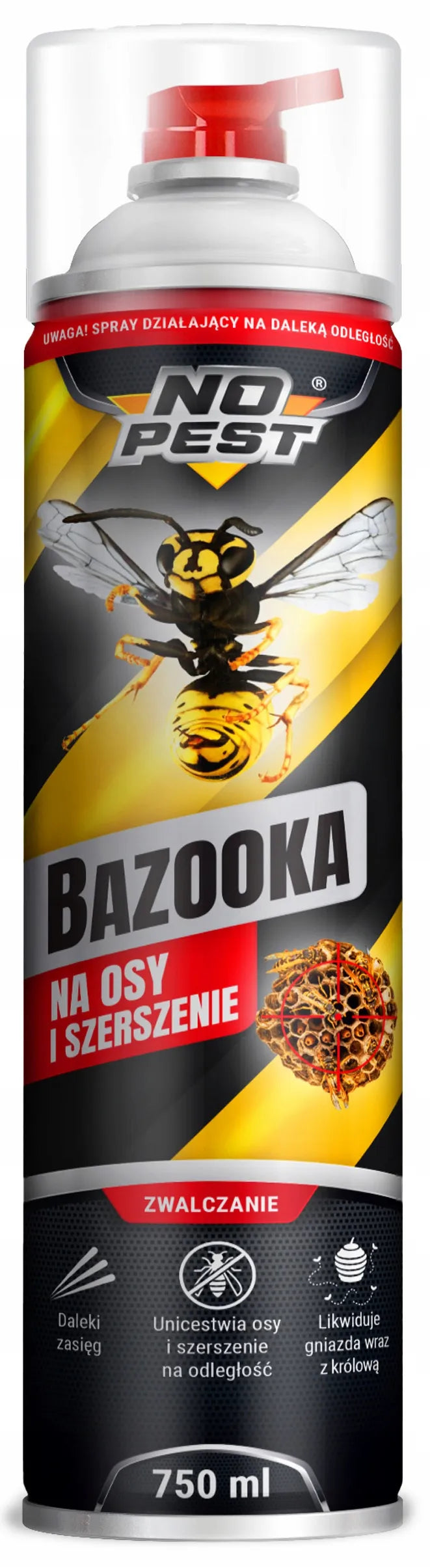 PURŠKALAS NUO VAPSŲ IR ŠIRŠUONIŲ BAZOOKA NO PEST® 750 ML (2 VNT.)