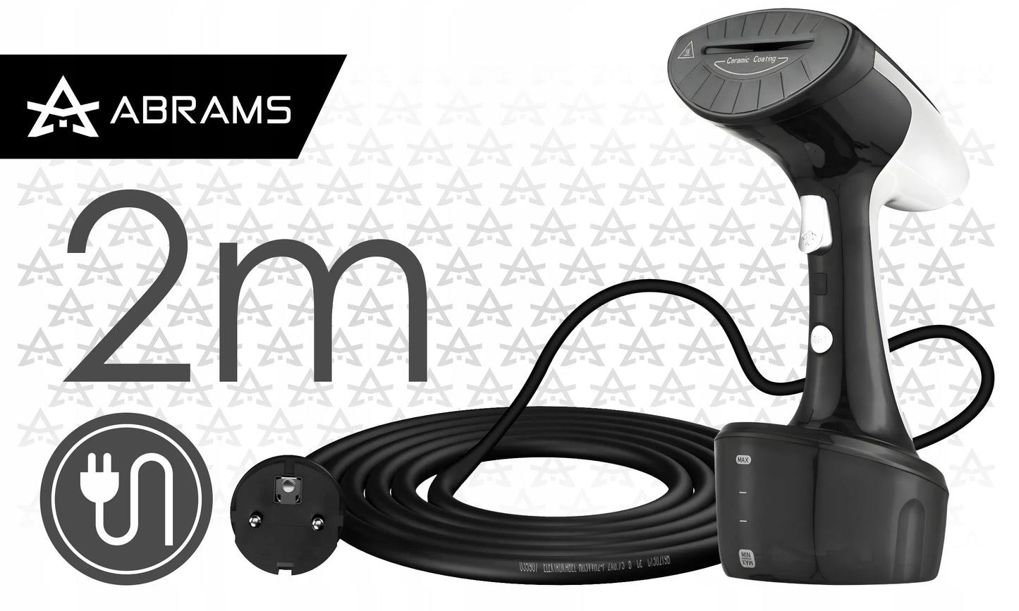 Rankinis drabužių garintuvas Abrams AS590, 1800 W, keraminis padas, 45 g/min