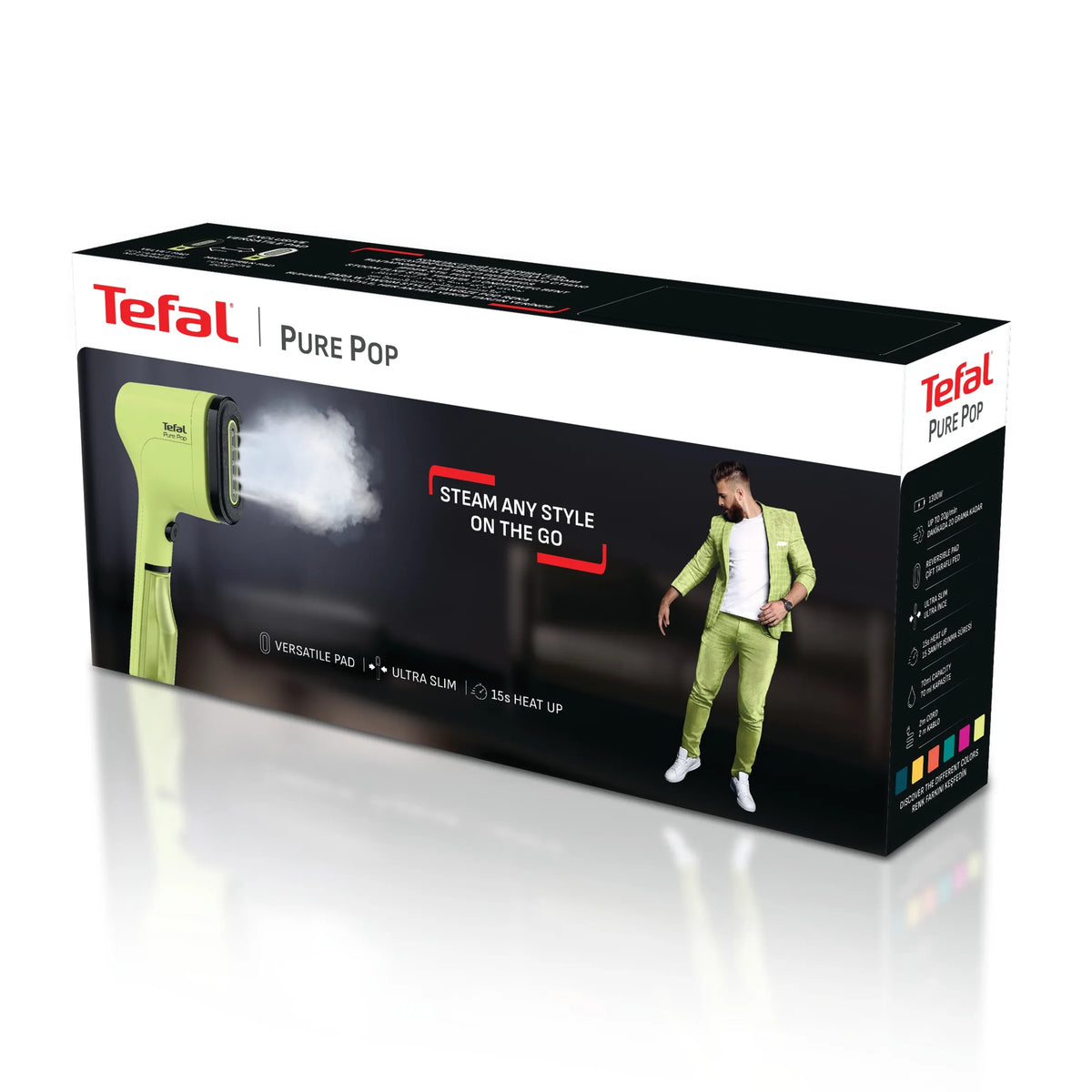 Rankinis drabužių ir megztinių garintuvas TEFAL DT2025, 1300 W