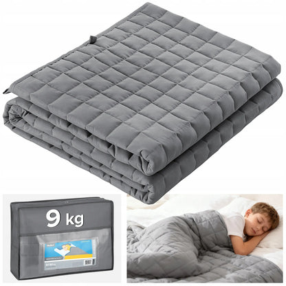 REBEL Active apsunkinta antklodė vaikams ir suaugusiesiems, 9 kg, 150 × 200 cm
