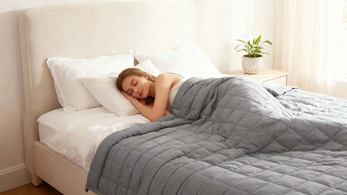 REBEL Active apsunkinta antklodė vaikams ir suaugusiesiems, 9 kg, 150 × 200 cm