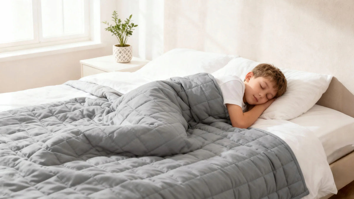 REBEL Active sensorinė apsunkinta antklodė vaikams ir suaugusiesiems, 8 kg, 150 × 200 cm