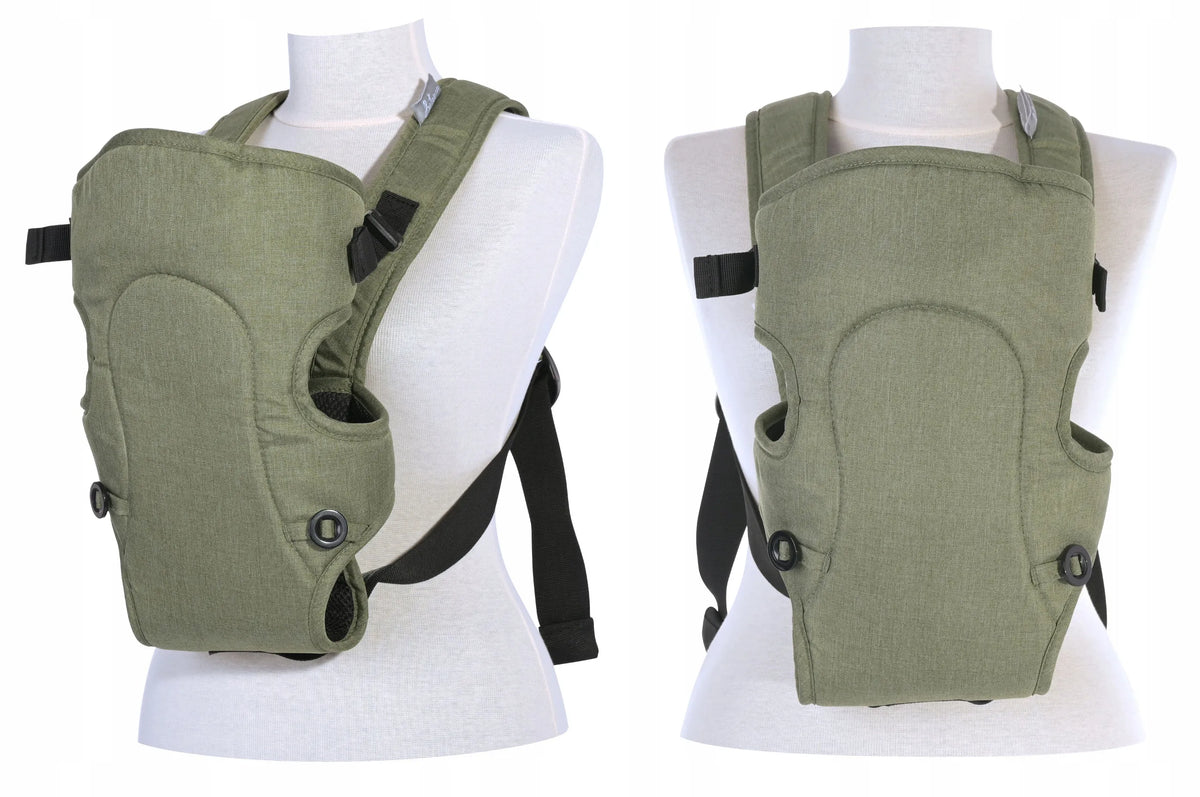Reguliuojama ergonominė kūdikio nešioklė „Lorelli Between“, žalia