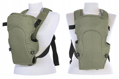 Reguliuojama ergonominė kūdikio nešioklė „Lorelli Between“, žalia