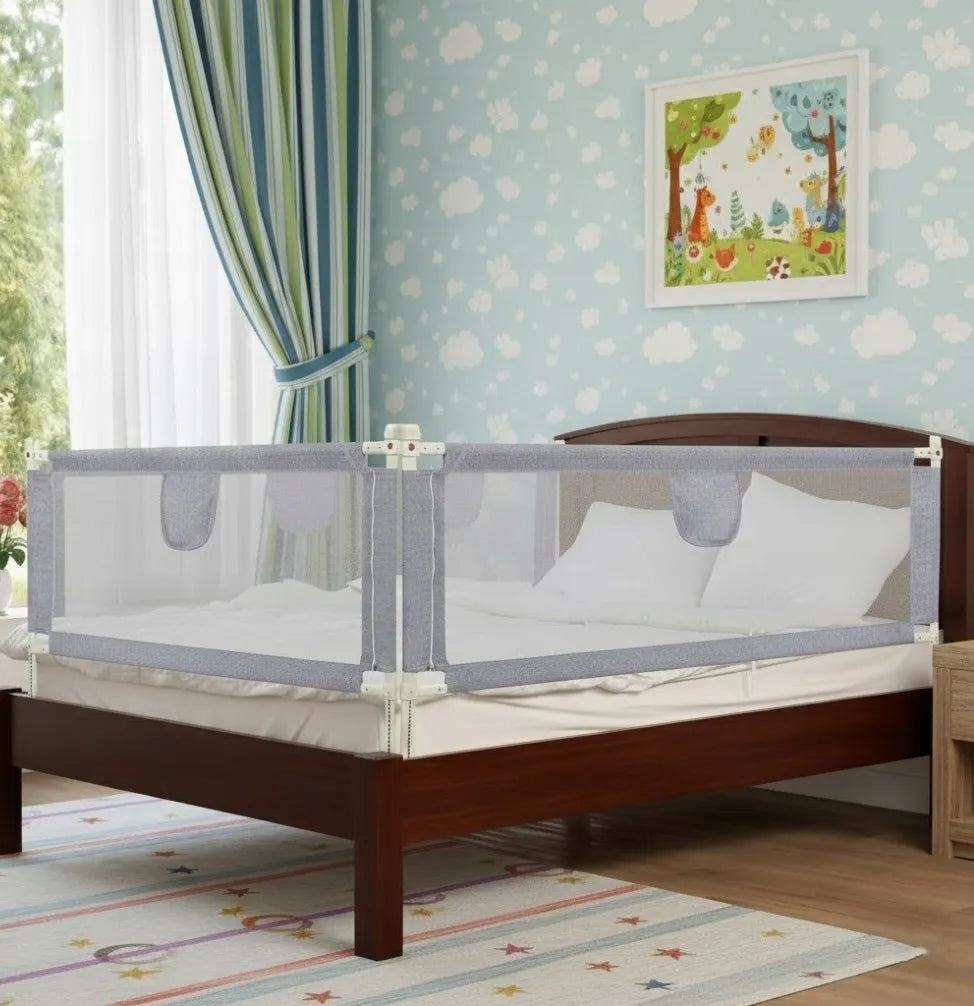 Reguliuojama K&M lovos apsauginė užtvara vaikui, 140 × 70 cm, I009