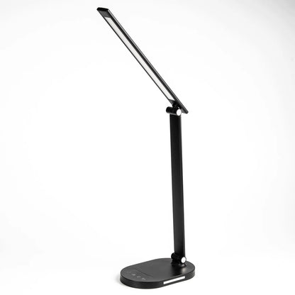 Reguliuojama LED stalinė lempa Lumiled su 5 spalvų režimais, USB jungtimi ir lietimui jautriu valdymu