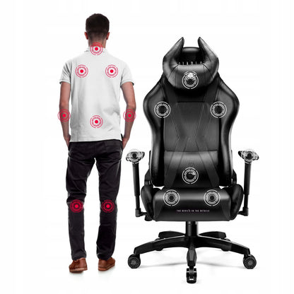Reguliuojama žaidimų kėdė DIABLO X-HORN 2.0 Normal Size, juoda