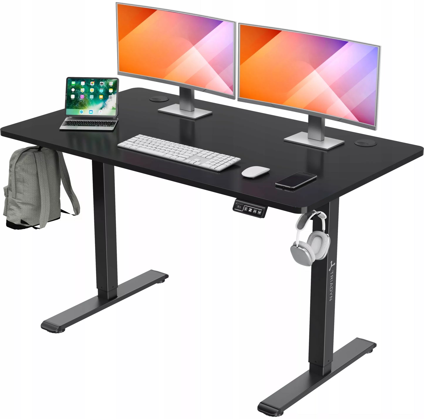 Reguliuojamas elektrinis žaidimų stalas Triadyn WorkBase 1206 120x60 cm