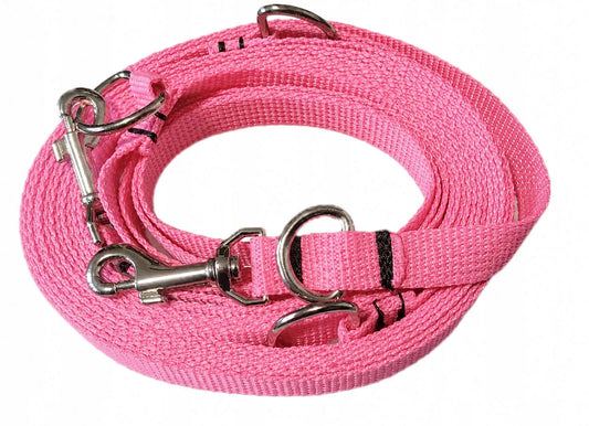 Reguliuojamas persegamas pavadėlis šuniui, 5 m, 15 mm, S–M