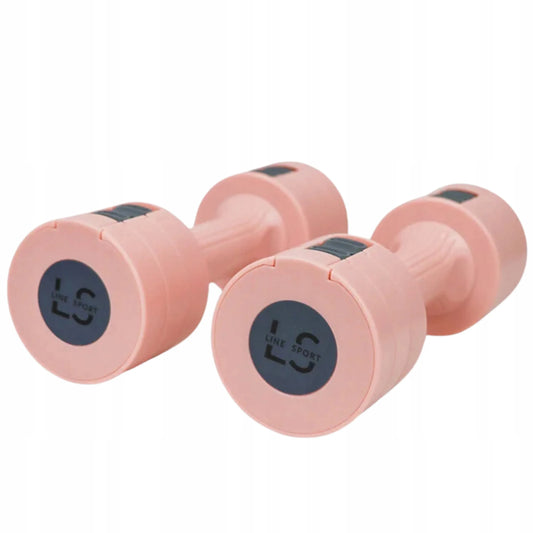 Reguliuojami hanteliai Line Sport rinkinys 2 vnt 1–2,5 kg