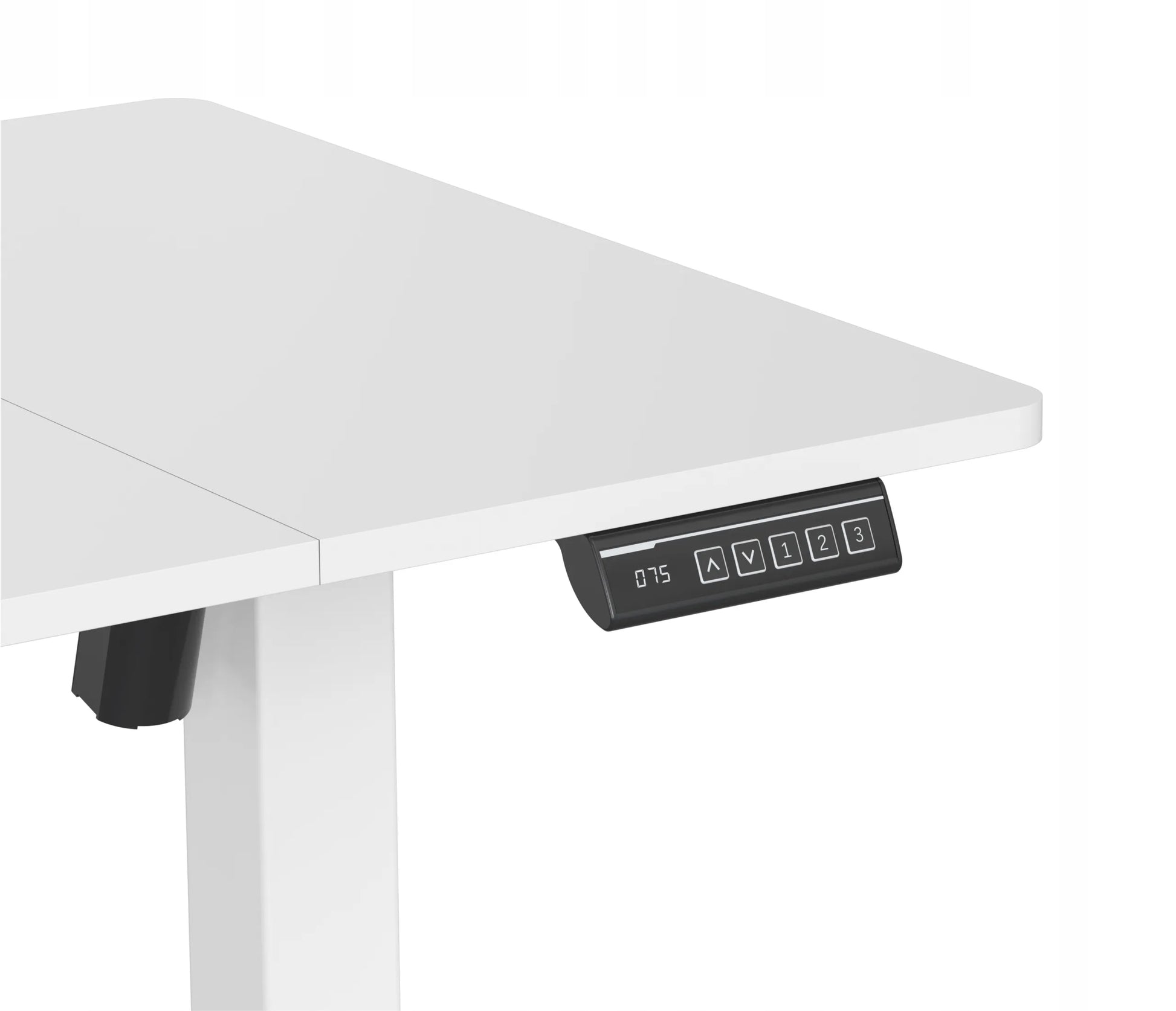 Reguliuojamo aukščio elektrinis stalas Lite 140 LVNSystem, baltas