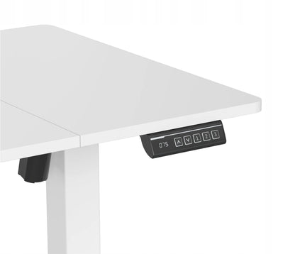 Reguliuojamo aukščio elektrinis stalas Lite 140 LVNSystem, baltas