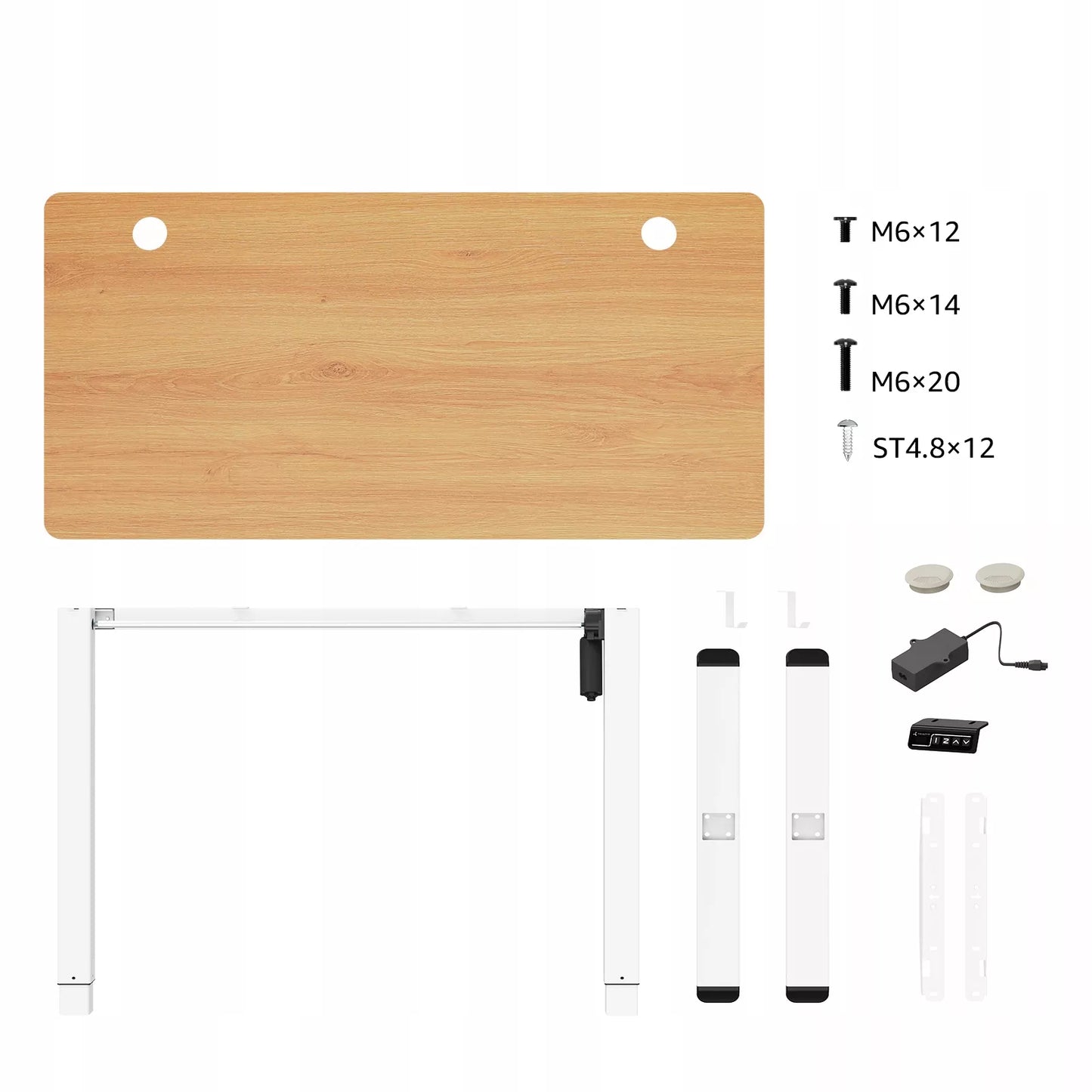 Reguliuojamo aukščio elektrinis žaidimų stalas Triadyn WorkBase 1206 120x60 cm