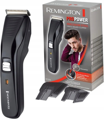 „Remington HC5200 Pro Power“ plaukų kirpimo mašinėlė, 3–42 mm, akumuliatorinė ir tinklinė